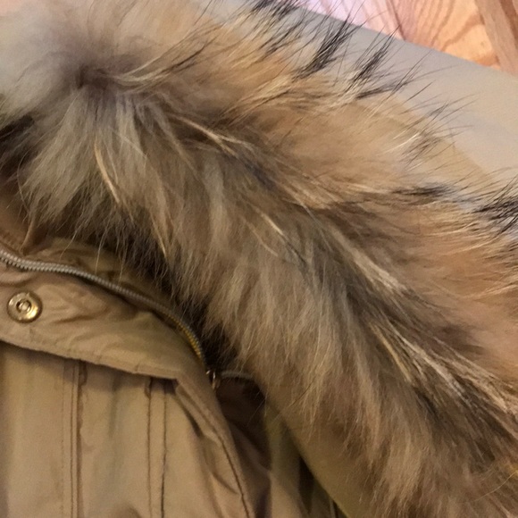 ‼️SOLD‼️ Down Jacket with Fur-Lined Hood - Picture 3 of 5